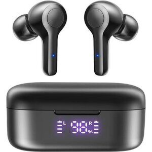 Bluetooth 5.3 Wireless Earbuds Noise Cancelling Deep Bass Earphones Mic
